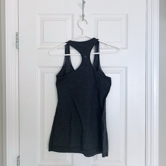 Dark Grey Fitted Lululemon Tank Top - Picture 2 of 2